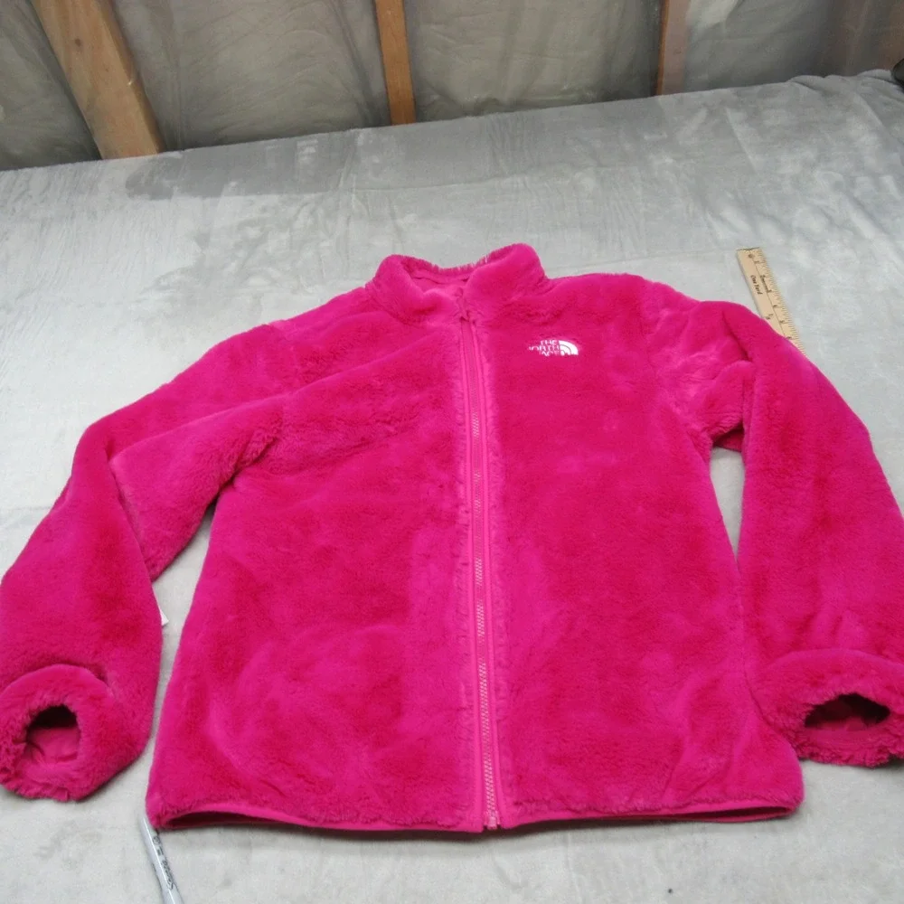 North Face Jacket Teen Girls XL 14/16‎ Pink Mossbud Reversible Insulated Puffer